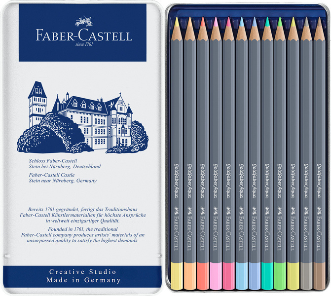 Faber Castell Aquarelpotlood Goldfaber blik - Pastel Creative Studio afbeelding