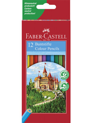 Faber Castell Kleurpotloden zeskantig in kartonnen