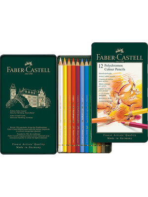 Faber Castell Kleurpotlood Polychromos 3,8mm kerndikte etui