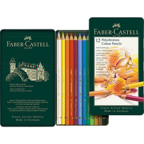 Faber Castell Kleurpotlood Polychromos 3,8mm kerndikte etui