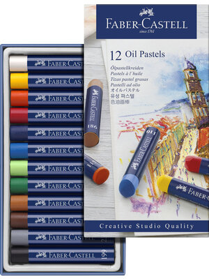 Faber Castell Oliepastels - set 12 stuks