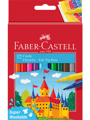 Faber Castell Viltstiften - set 12 stuks
