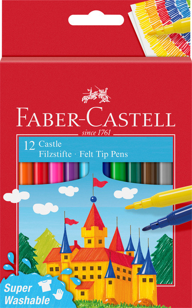 Faber Castell Viltstift karton etui assorti afbeelding