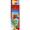Faber Castell Jumbo Grip Kleurpotloden - set 6 stuks Faber Castell Jumbo Grip Kleurpotloden - set 6 stuks