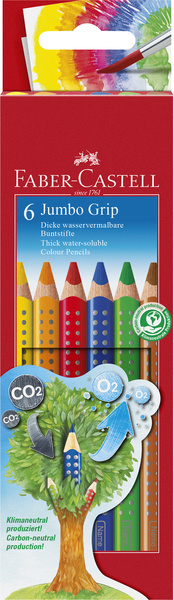 Faber Castell Kleurpotlood Jumbo GRIP etui afbeelding