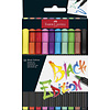 Faber Castell Brushpen Black edition in karton etui