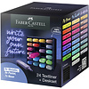 Faber Castell Markeerstiften - Deskset 16 stuks - 4 neon, 4 pastel, 8 metallic Faber Castell Markeerstiften - Deskset 16 stuks - 4 neon, 4 pastel, 8 metallic