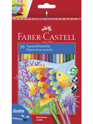 Faber Castell Aquarelpotloden - 36 stuks - Kinder set