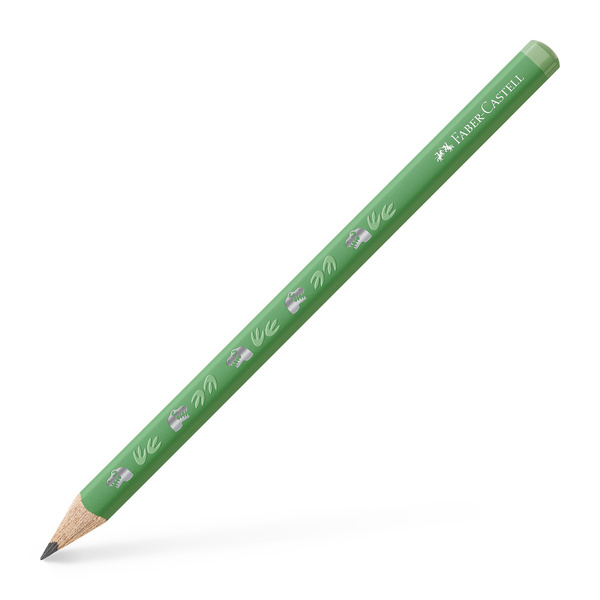 Faber Castell Potlood grafiet Jumbo Dino HB groen afbeelding