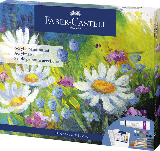 Faber Castell Acrylverfset 18-delig afbeelding