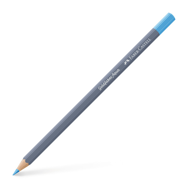 Faber Castell Aquarelkleurpotlood Goldfaber - 147 lichtblauw afbeelding