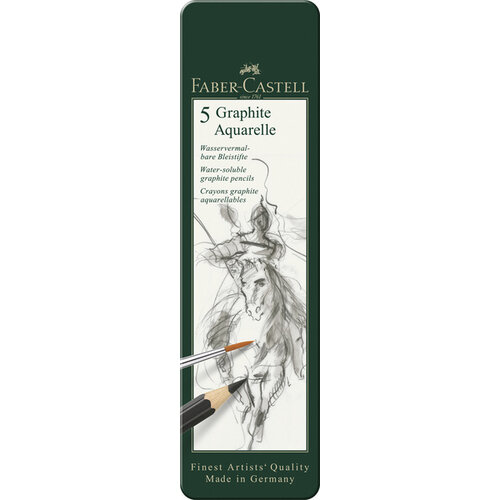 Faber Castell Aquarelpotlood Graphite - etui a 5 stuks
