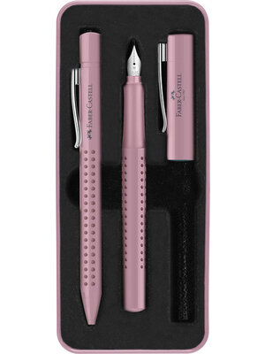 Faber Castell Balpen en Vulpen Grip 2010 Harmony - Rose Shadows