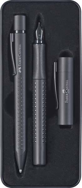 Faber Castell Balpen en Vulpen Grip - Zwart afbeelding