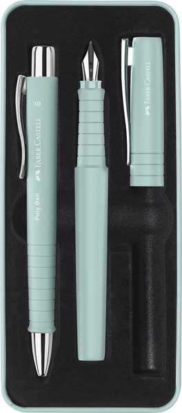 Faber Castell Balpen en Vulpen Poly Pen - Caribic Blue afbeelding