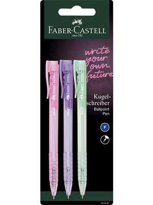 Faber Castell Balpen - set 3 stuks