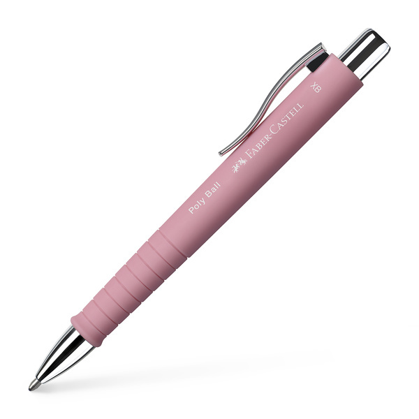 Faber Castell Balpen Poly Ball XB - Licht Roze afbeelding