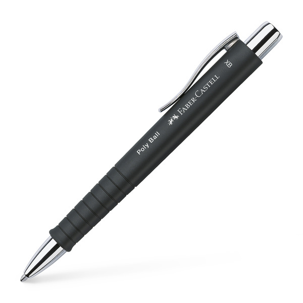 Faber Castell Balpen Poly Ball XB - Zwart afbeelding
