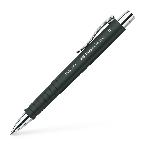 Faber Castell Balpen Polyball M - Zwart afbeelding