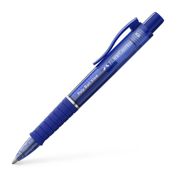 Faber Castell Balpen Polyball View - Admiraal Blauw afbeelding