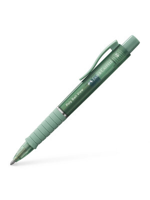 Faber Castell Balpen Polyball View - Groene Lelie