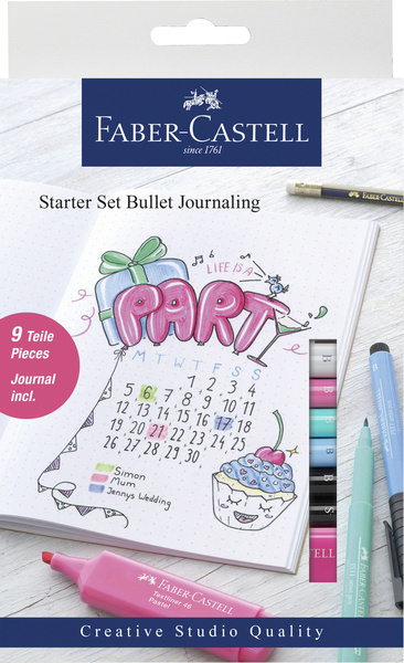 Faber Castell Bullet Journaling 9-delige set afbeelding