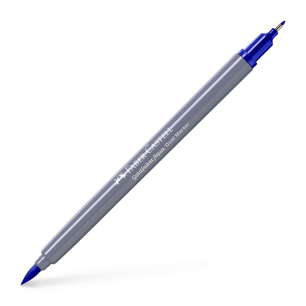 Faber Castell Duo aquarelmarker Goldfaber - 137 blauwviolet afbeelding