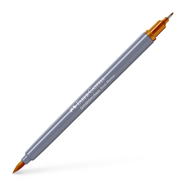 Faber Castell Duo aquarelmarker Goldfaber - 183 licht geel oker afbeelding