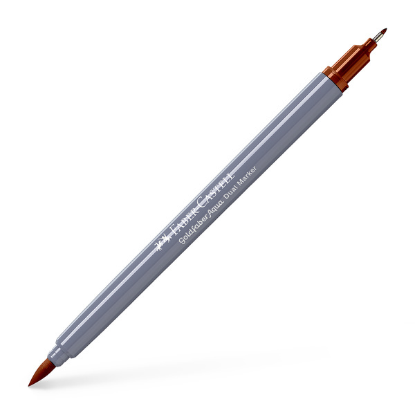 Faber Castell Duo aquarelmarker Goldfaber - 187 gebrande oker afbeelding