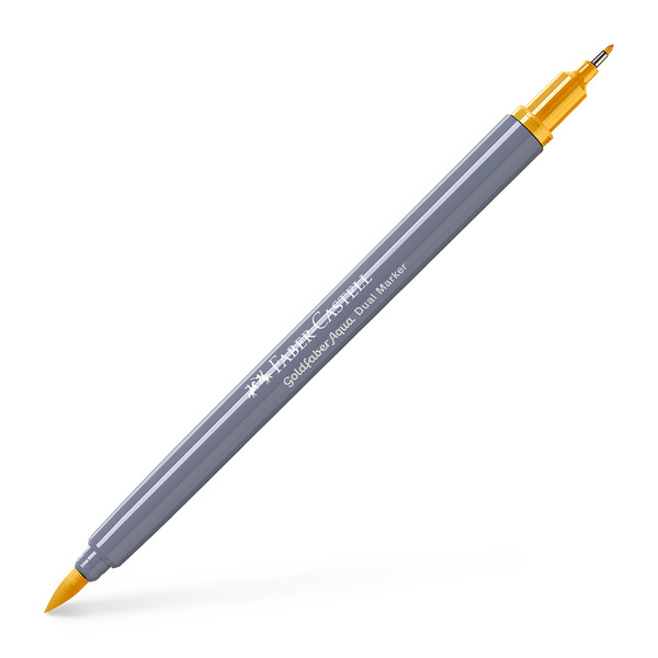 Faber Castell Duo aquarelmarker Goldfaber - 208 chroomgeel midden afbeelding