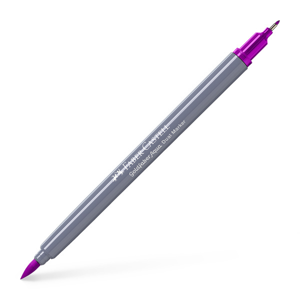 Faber Castell Duo aquarelmarker Goldfaber - 228 helder magenta afbeelding