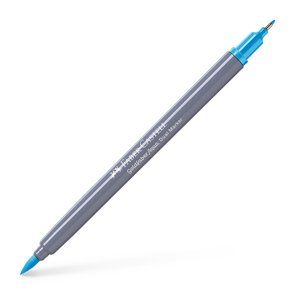 Faber Castell Duo aquarelmarker Goldfaber - 245 mangaan blauw afbeelding