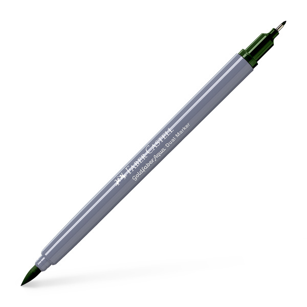 Faber Castell Duo aquarelmarker Goldfaber - 267 dennengroen afbeelding