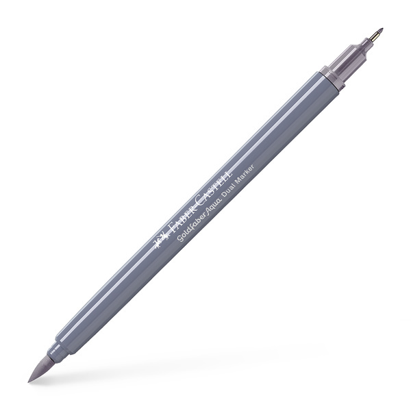 Faber Castell Duo aquarelmarker Goldfaber - 279 paars grijs afbeelding