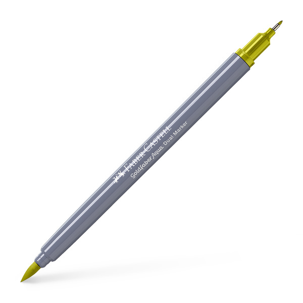 Faber Castell Duo aquarelmarker Goldfaber - 370 geelachtig mei groen afbeelding
