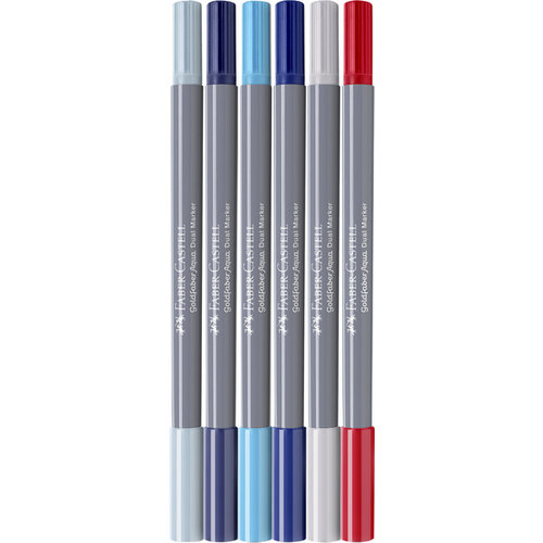 Faber Castell Duo aquarelmarker Goldfaber - etui 6 stuks Jungle