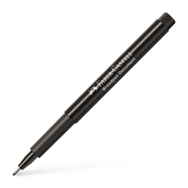 Faber Castell Fineliner Broadpen - 1554 zwart afbeelding