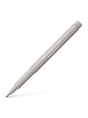 Faber Castell Fineliner Broadpen 0.8 - Pastel Grijs Faber Castell Fineliner Broadpen 0.8 - Pastel Grijs
