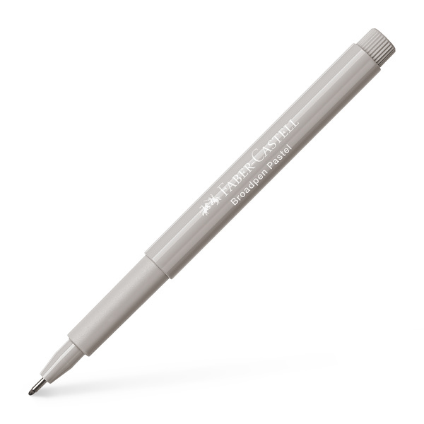Faber Castell Fineliner Broadpen Pastel - 0.8mm Grijs afbeelding