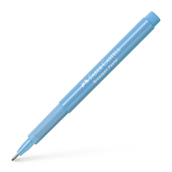 Faber Castell Fineliner Broadpen Pastel - 0.8mm Licht Blauw afbeelding