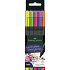 Faber Castell Fineliner Grip - set 5 stuks - neon Faber Castell Fineliner Grip - set 5 stuks - neon
