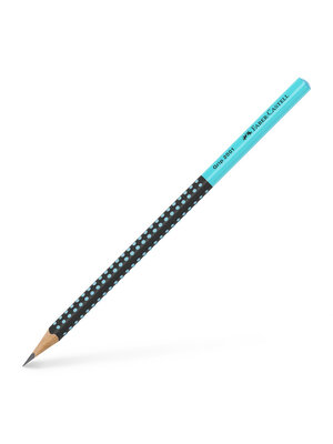 Faber Castell Grip 2001 Grafietpotlood - zwart/Turquoise Faber Castell Grip 2001 Grafietpotlood - zwart/Turquoise