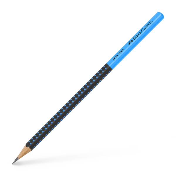 Faber Castell Grafietpotlood Grip 2001 - Zwart/Blauw