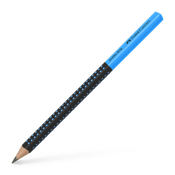 Faber Castell Grafietpotlood Jumbo Grip - Zwart/Blauw afbeelding