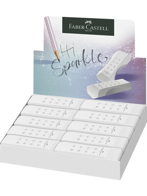 Faber Castell Gum RollOn Sparkle - Wit Faber Castell Gum RollOn Sparkle - Wit