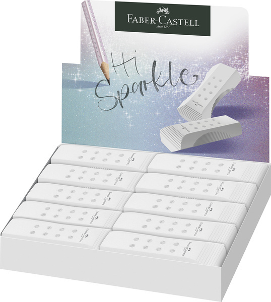 Faber Castell Gum RollOn Sparkle - Wit afbeelding