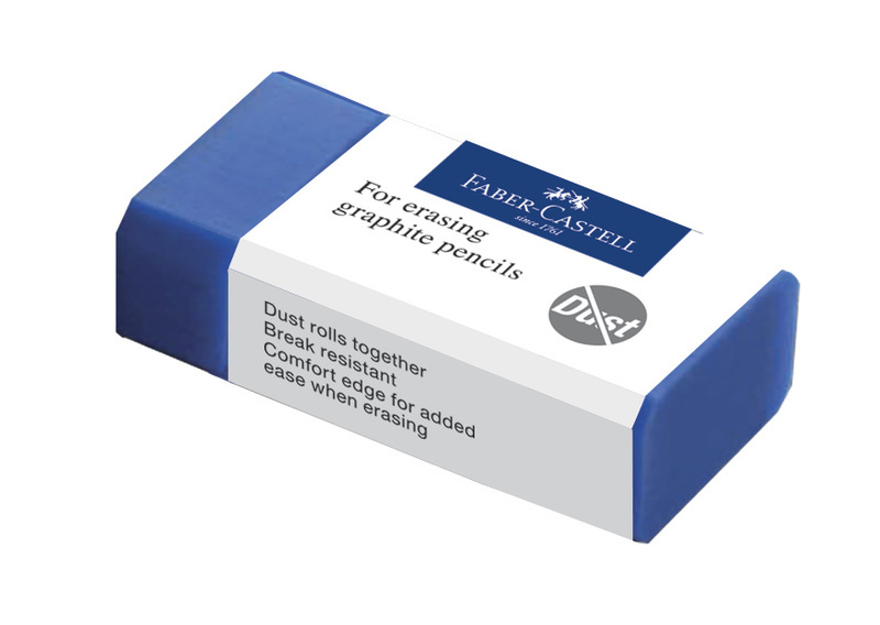 Faber Castell Gum stofvrij - Blauw afbeelding
