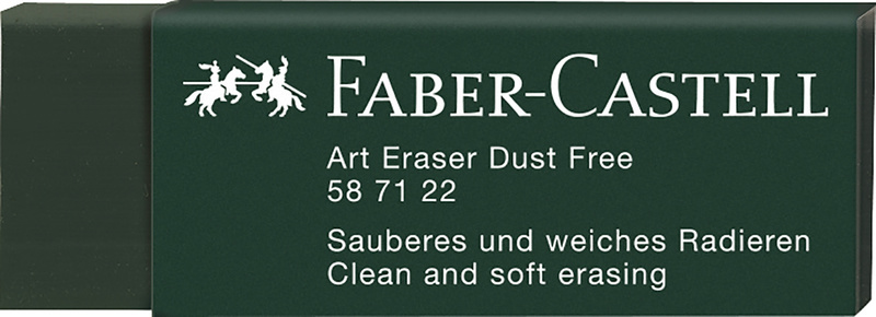 Faber Castell Gum stofvrij - Groen afbeelding