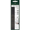 Faber Castell Pitt Monochroom Houtskool - 3 stuks - soft, medium, hard Faber Castell Pitt Monochroom Houtskool - 3 stuks - soft, medium, hard