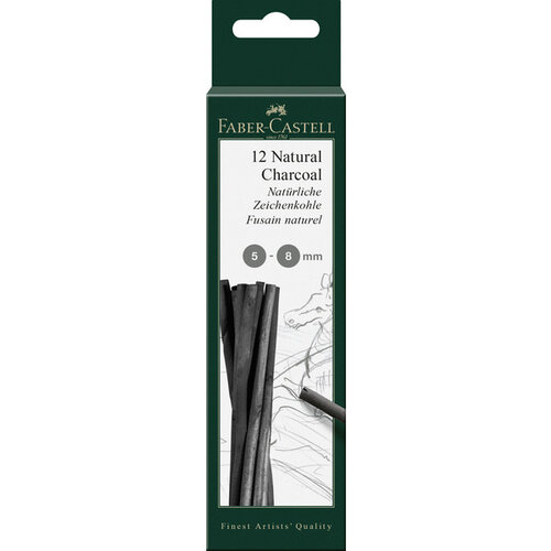 Faber Castell Houtskool Pitt Monochrome - 5-8 mm